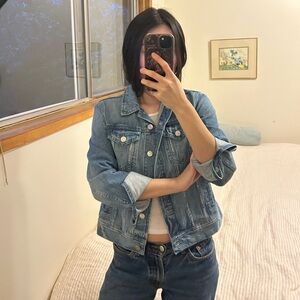 J.Crew Cropped Denim Jacket